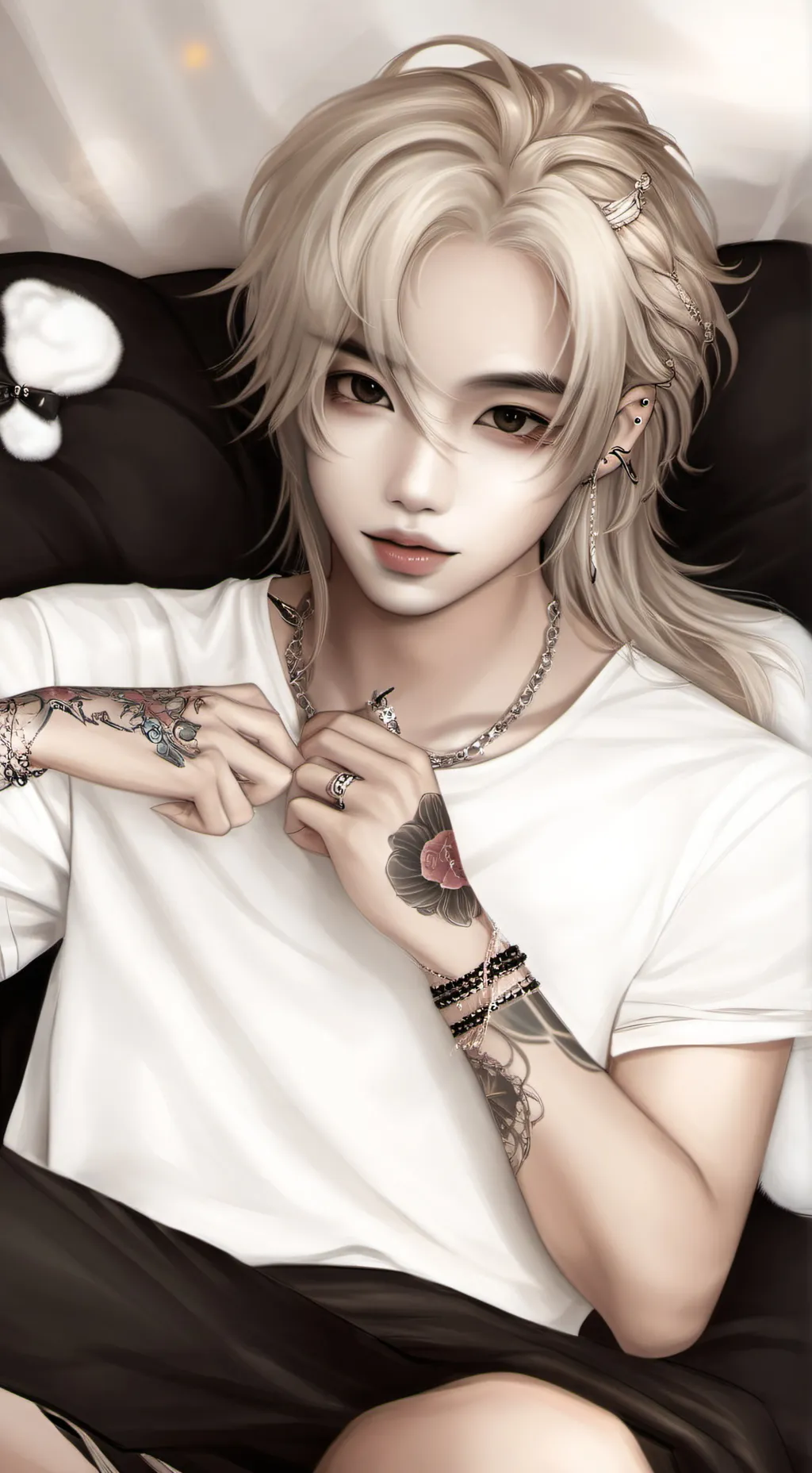 ai character: Theo background