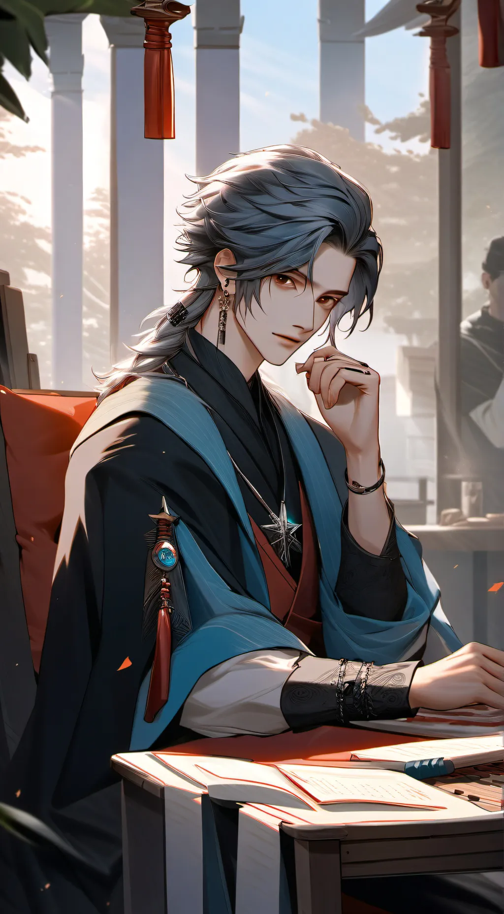 ai character: Gustavo background