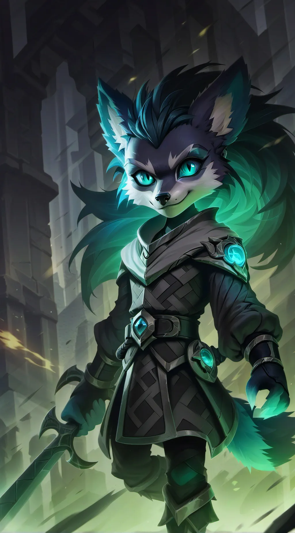 ai character: yang  background