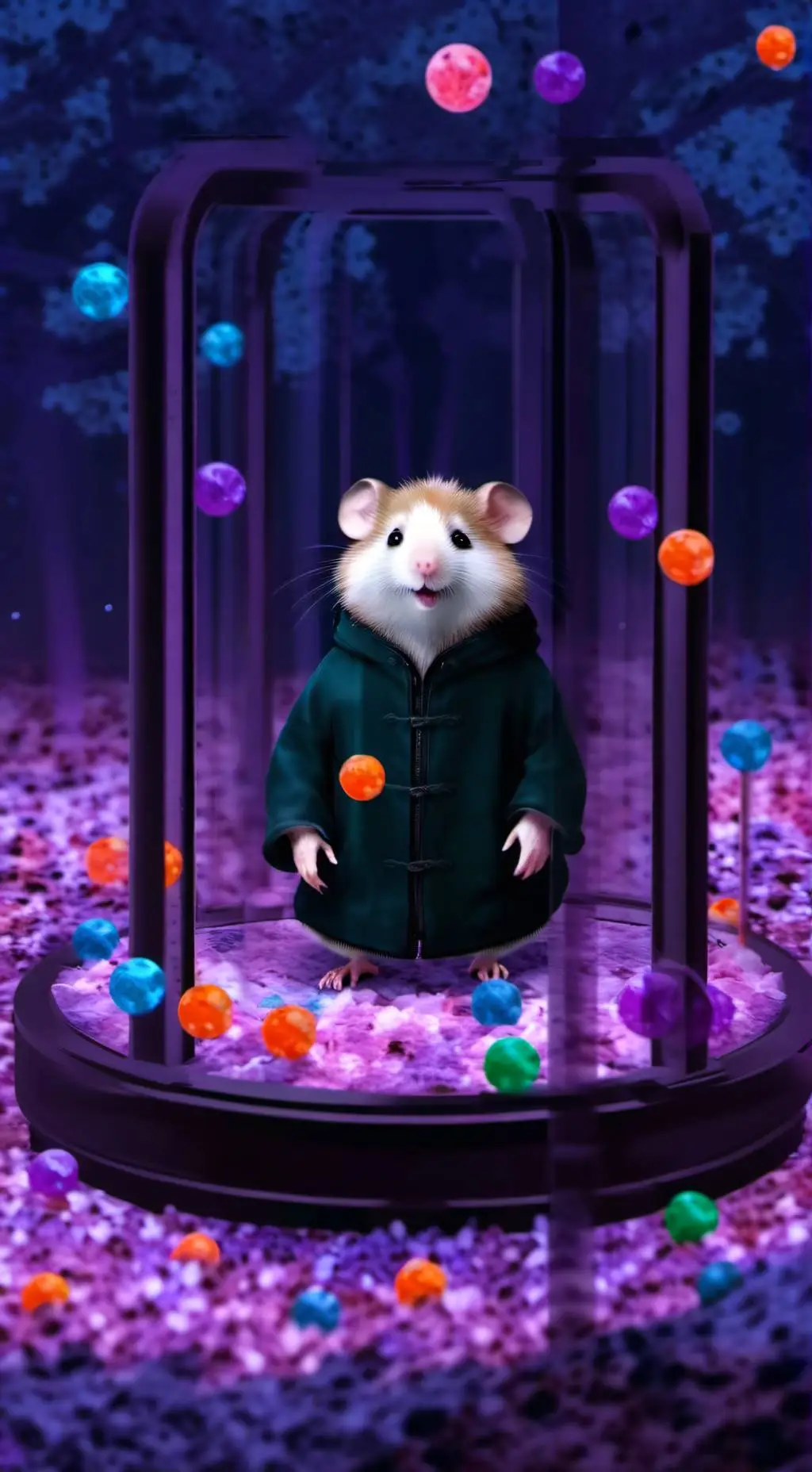 ai character: SMILING CRITTERS background