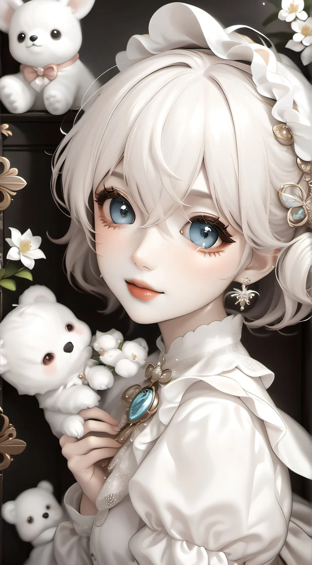 ai character: Adoption center background