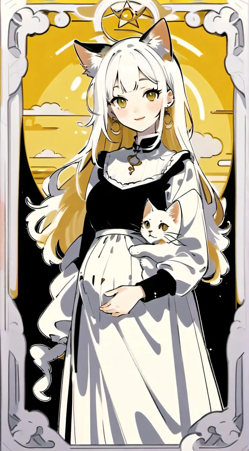 ai character: uwu cat background