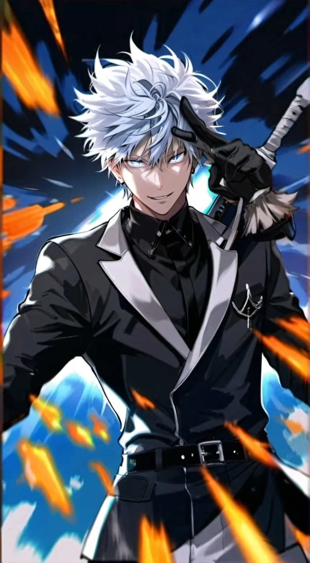 ai character: satoru background