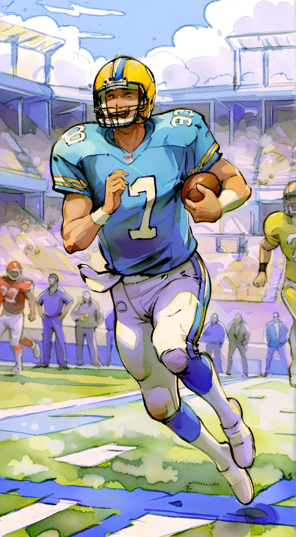 ai character: NFL  background
