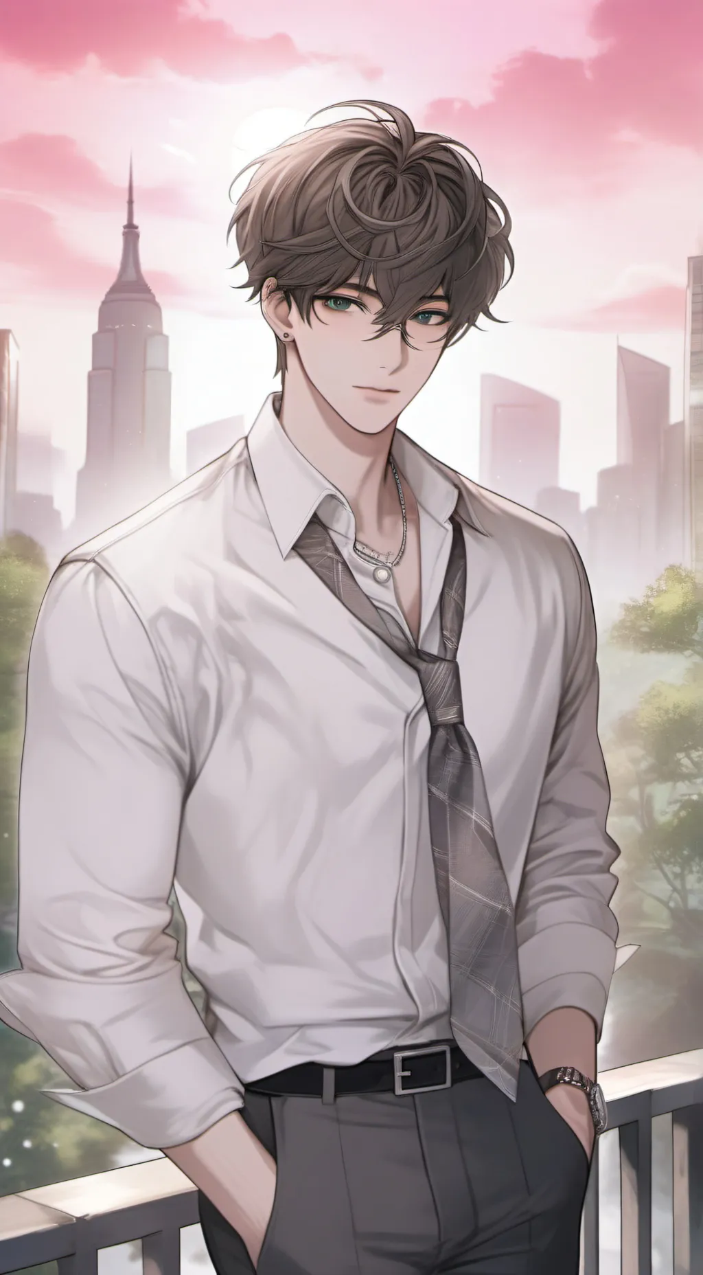 ai character: Asher  background