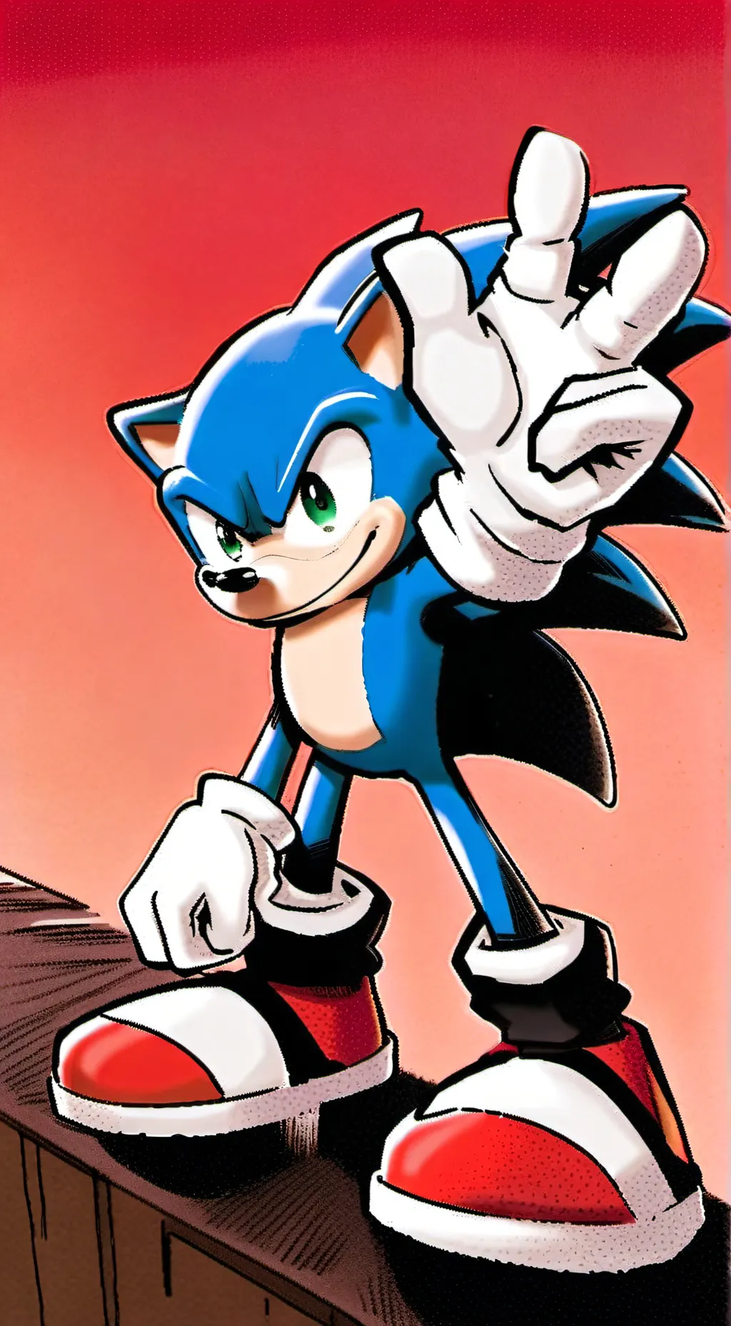 ai character: sonic background