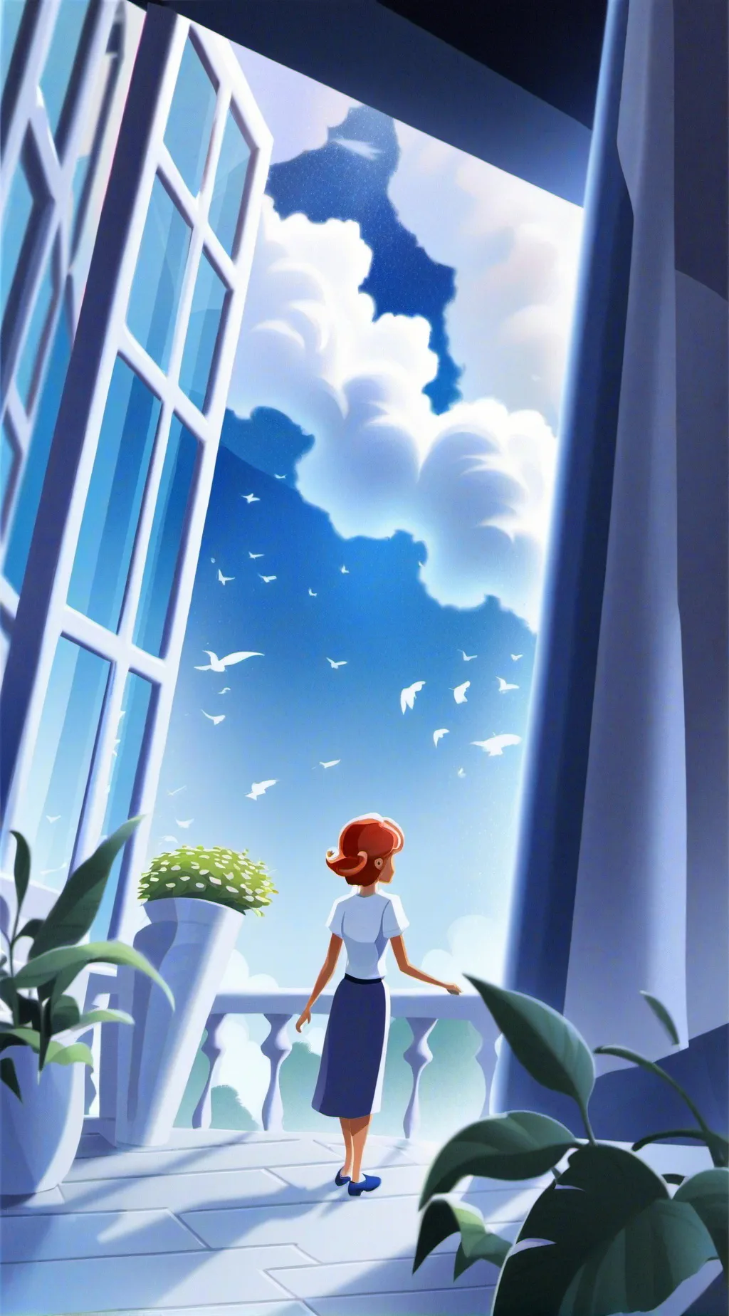ai character: oosdm  background