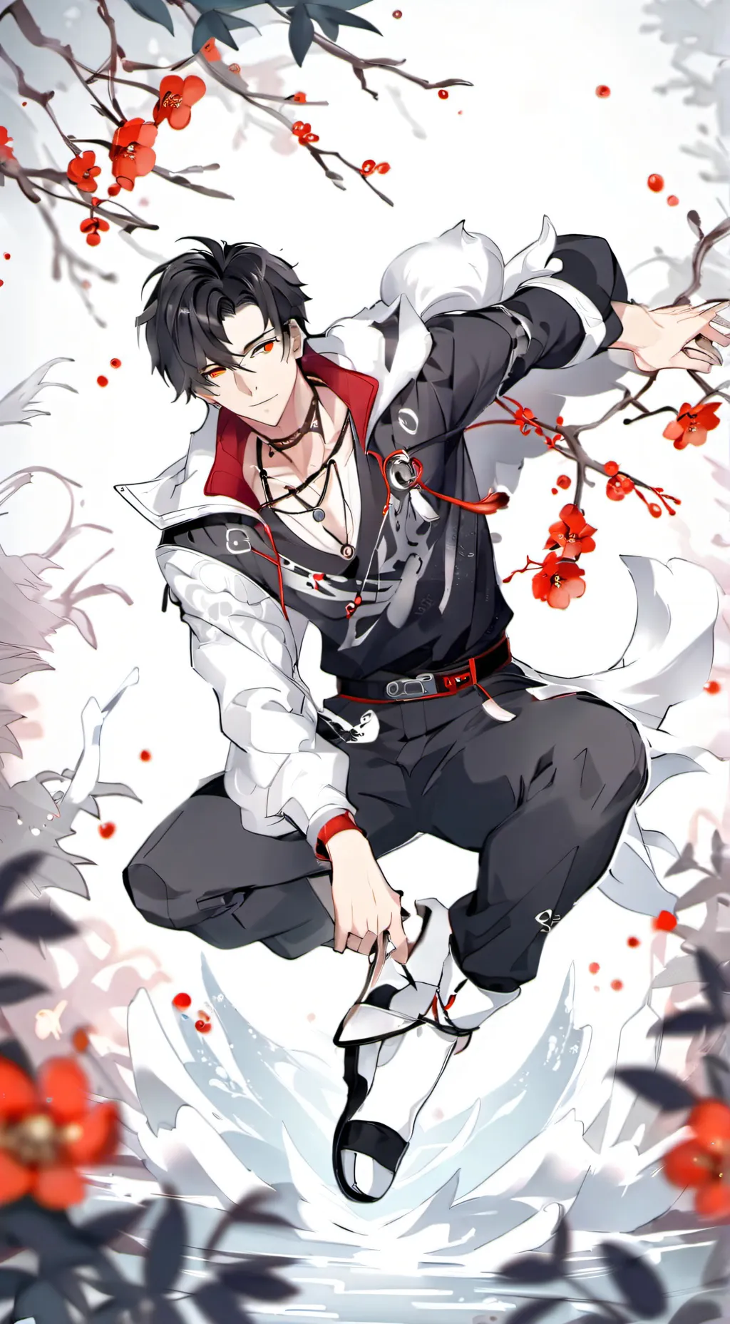 ai character: Félix  background