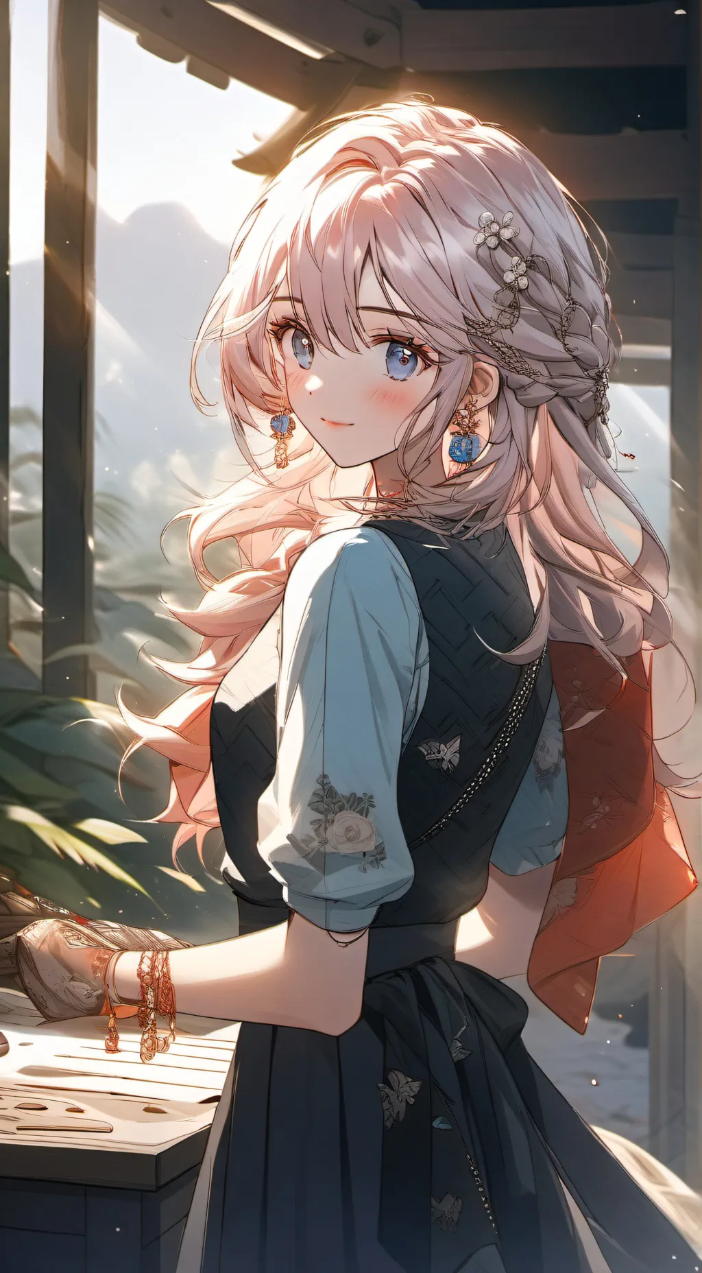 ai character: angela background