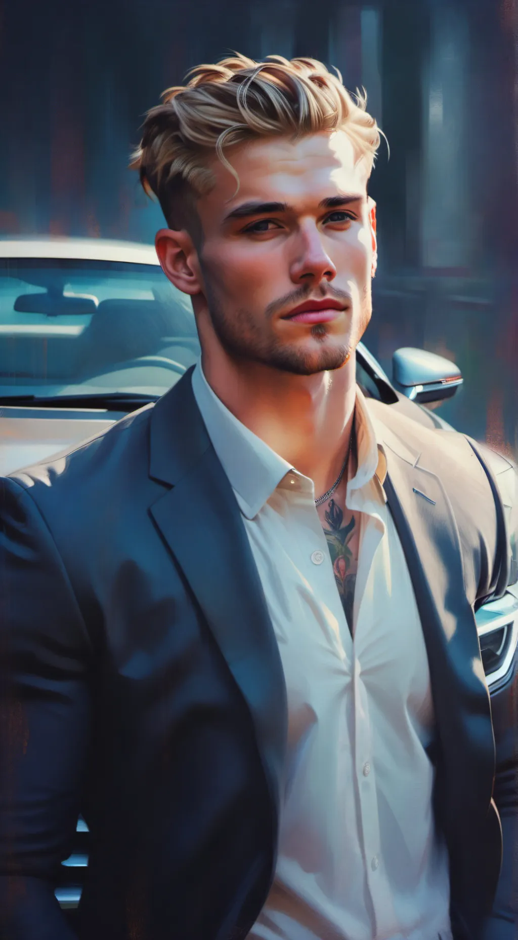 ai character: Aaron Williams  background