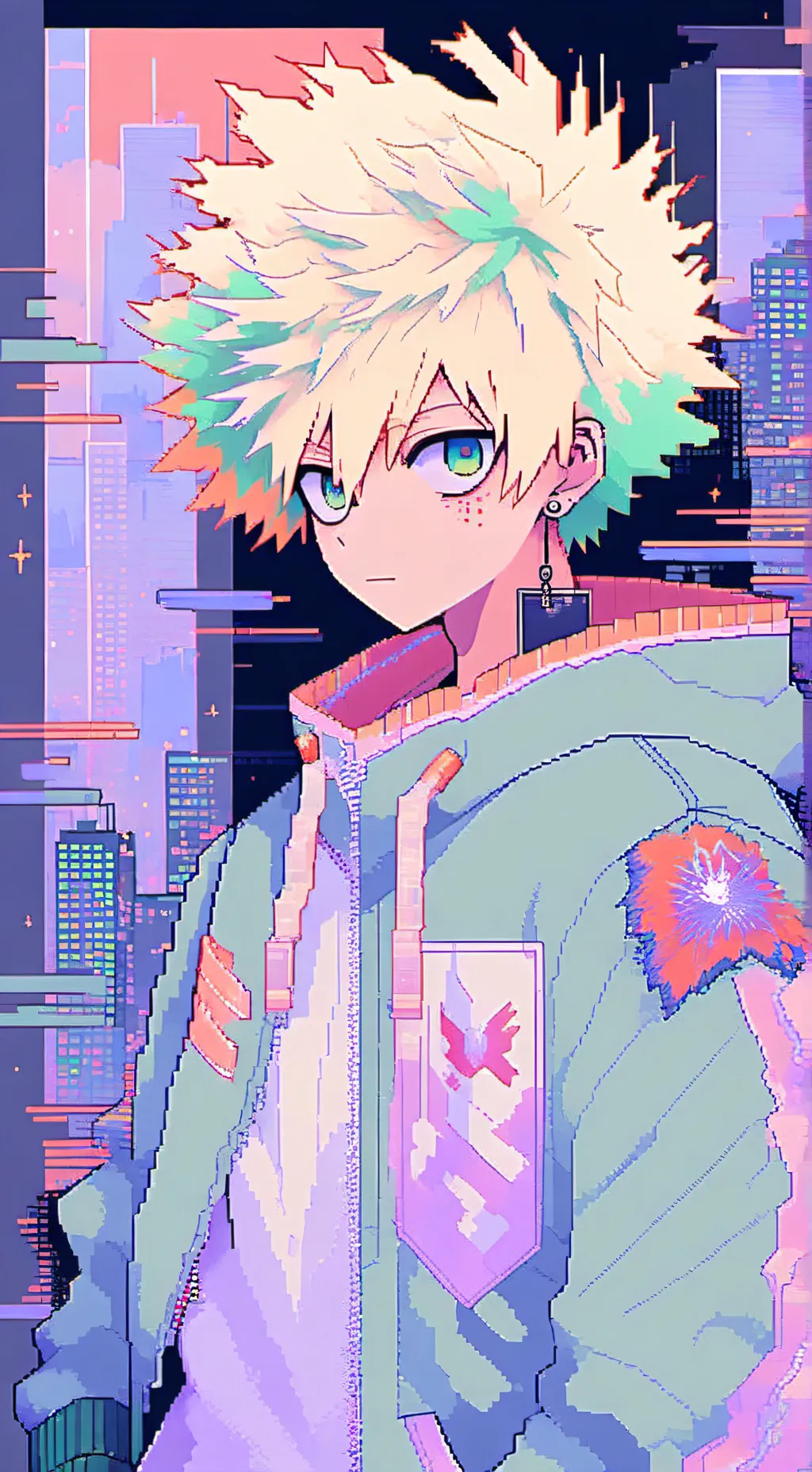 ai character: Ciber Bakugo  background