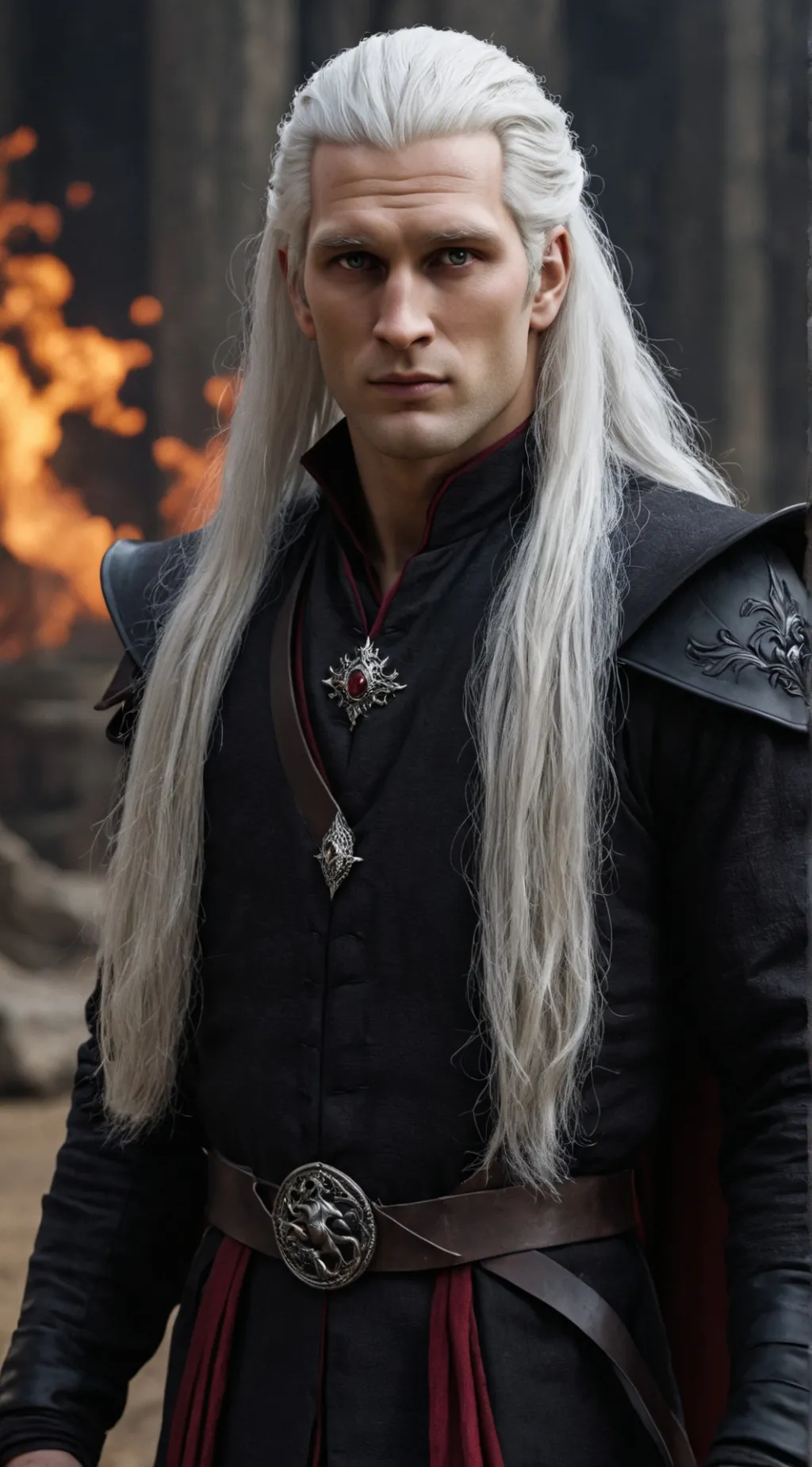 ai character: Daemon Targaryen  background
