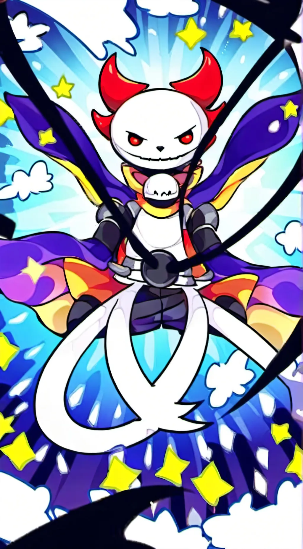 ai character: dandys word background