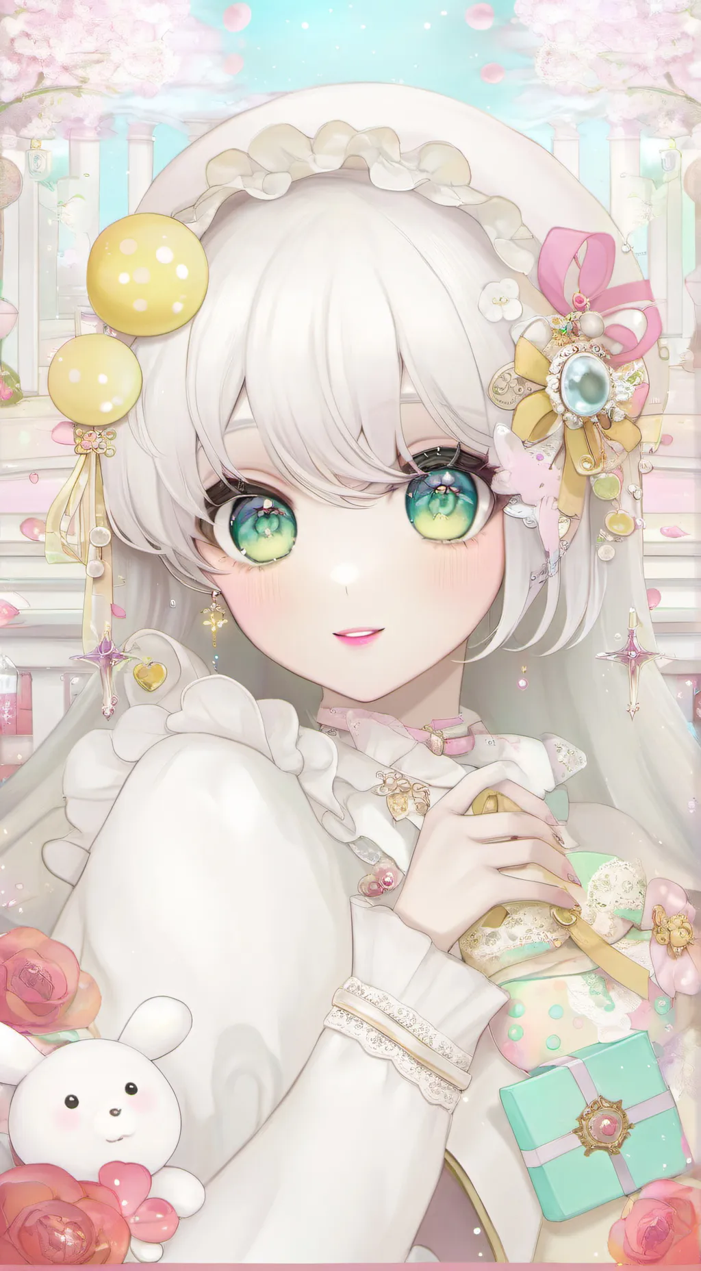 ai character: Dandadan  background