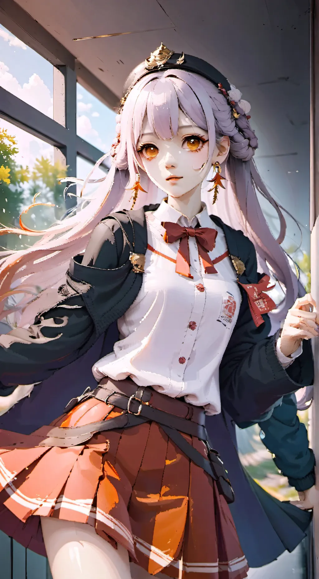 ai character: school ds? background