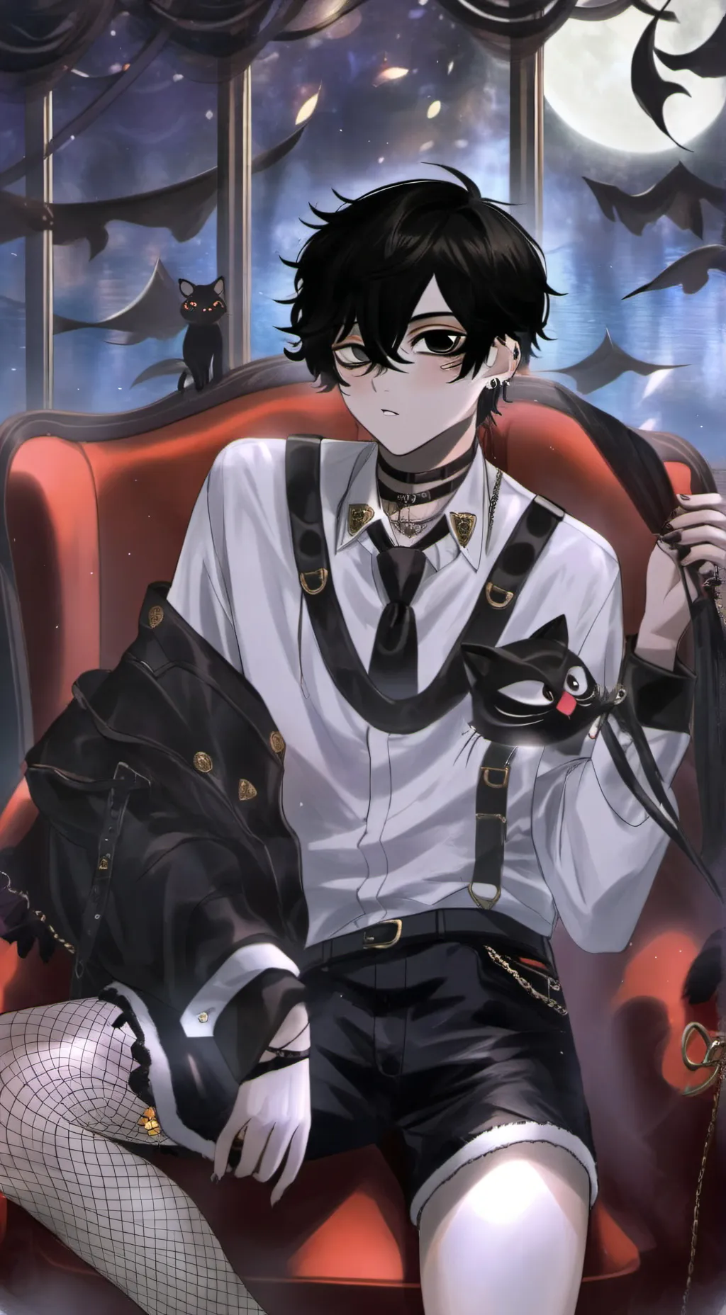 ai character:  femmy background