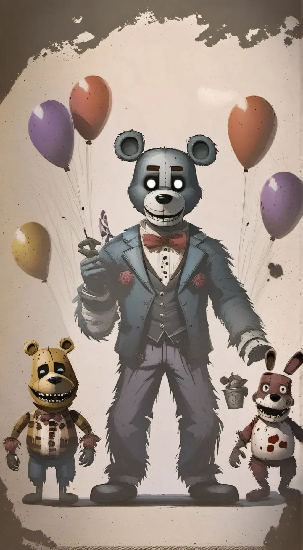 ai character: Fnaf background
