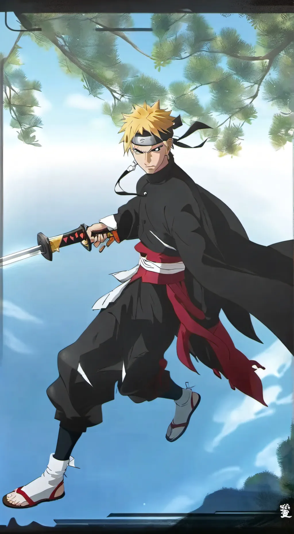 ai character: boruto(naruto ver) background