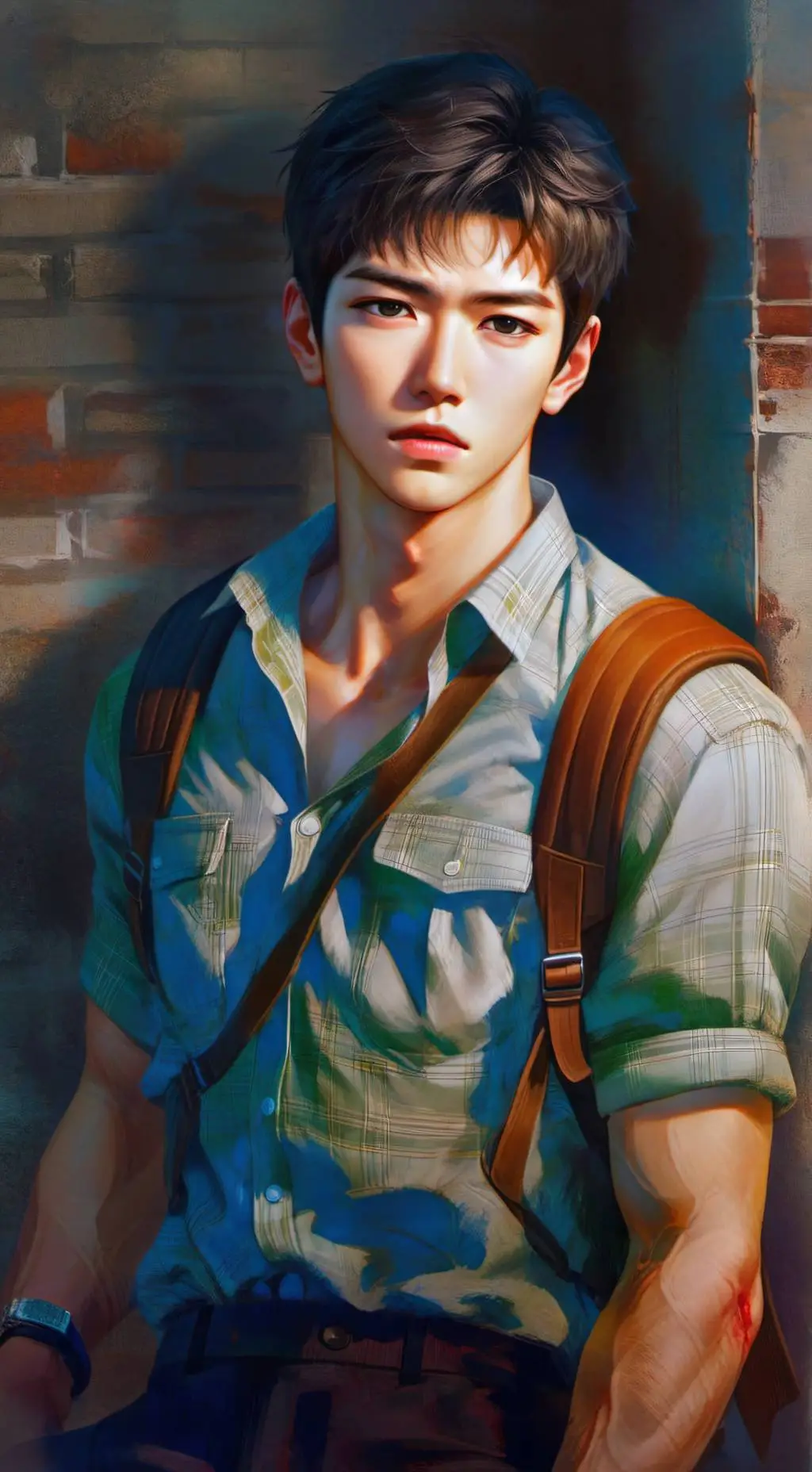 ai character: Evan background