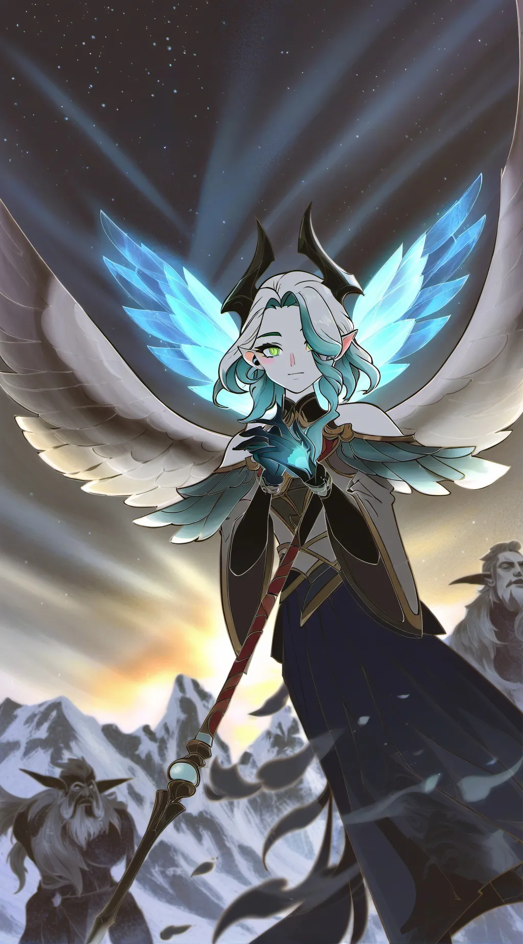 ai character: Luna background