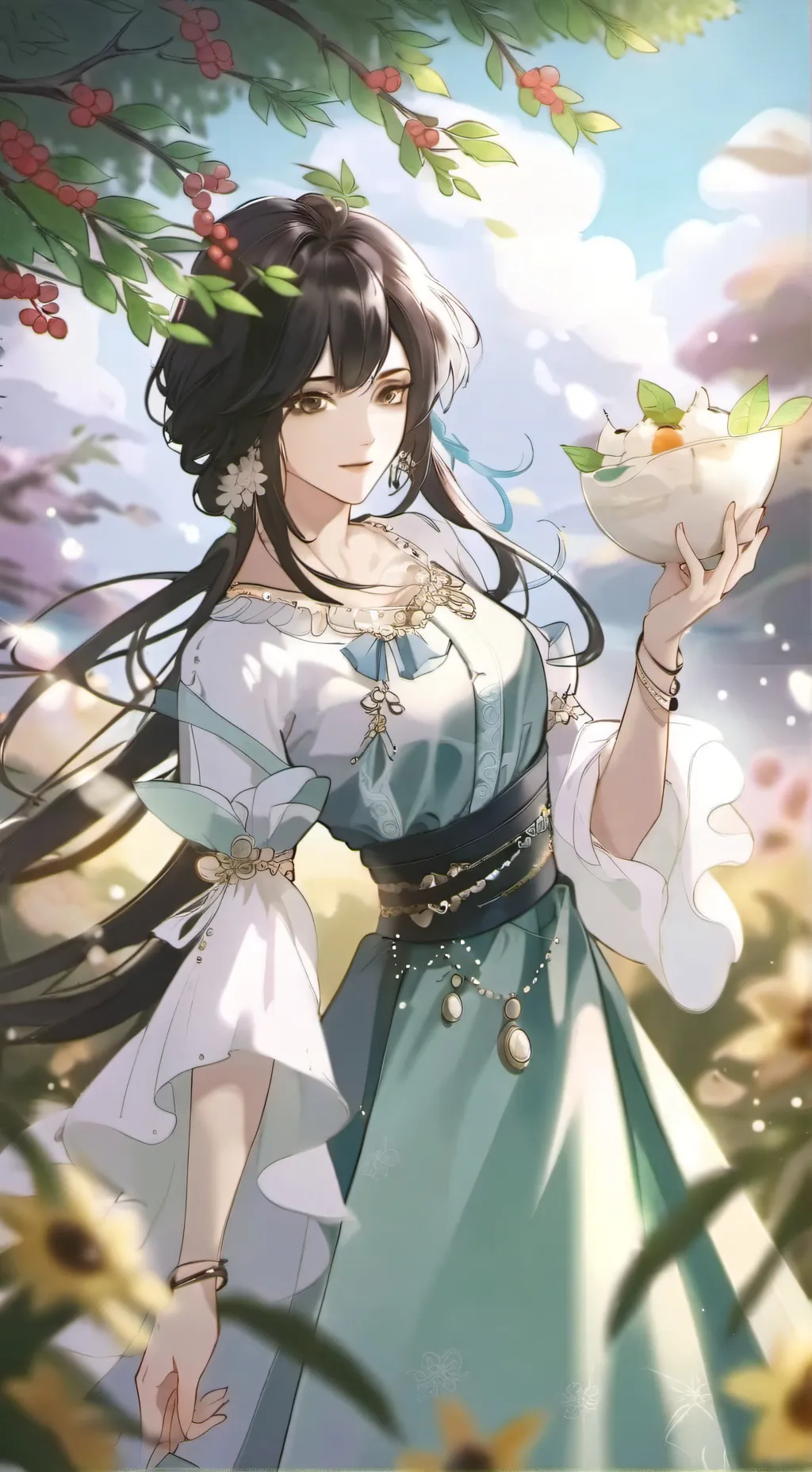 ai character: emily background