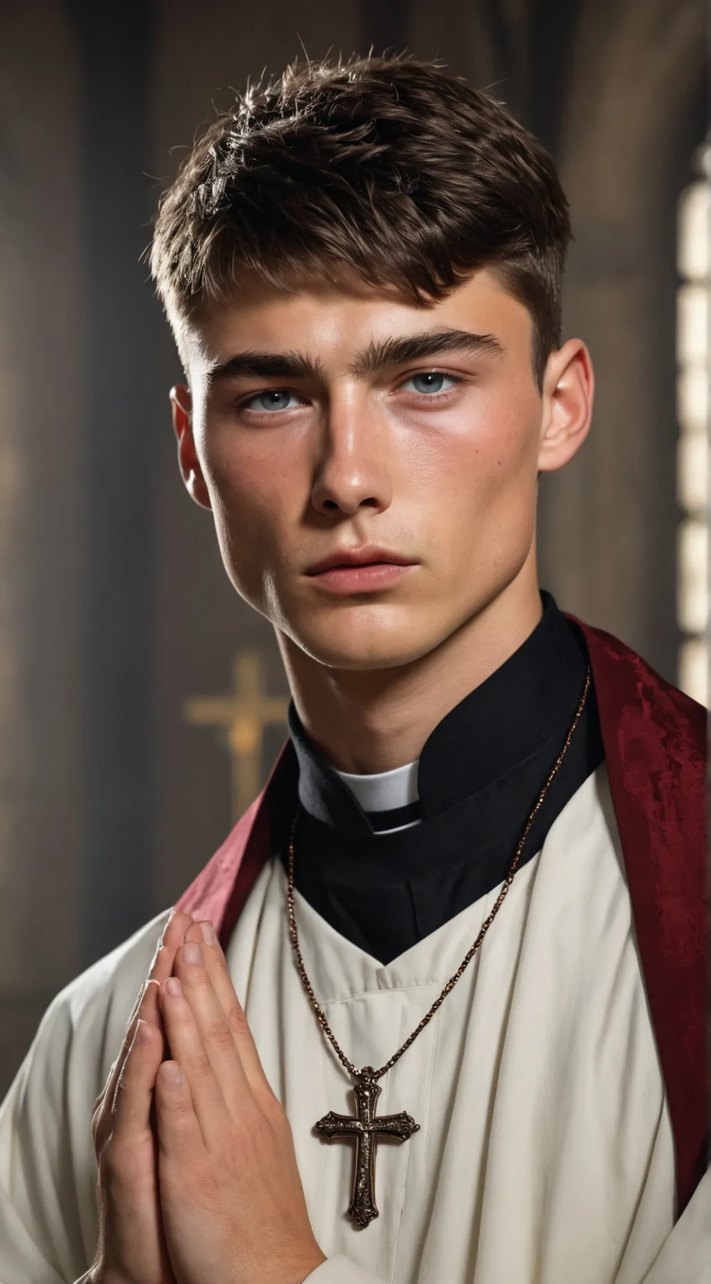 ai character: Altar Server background