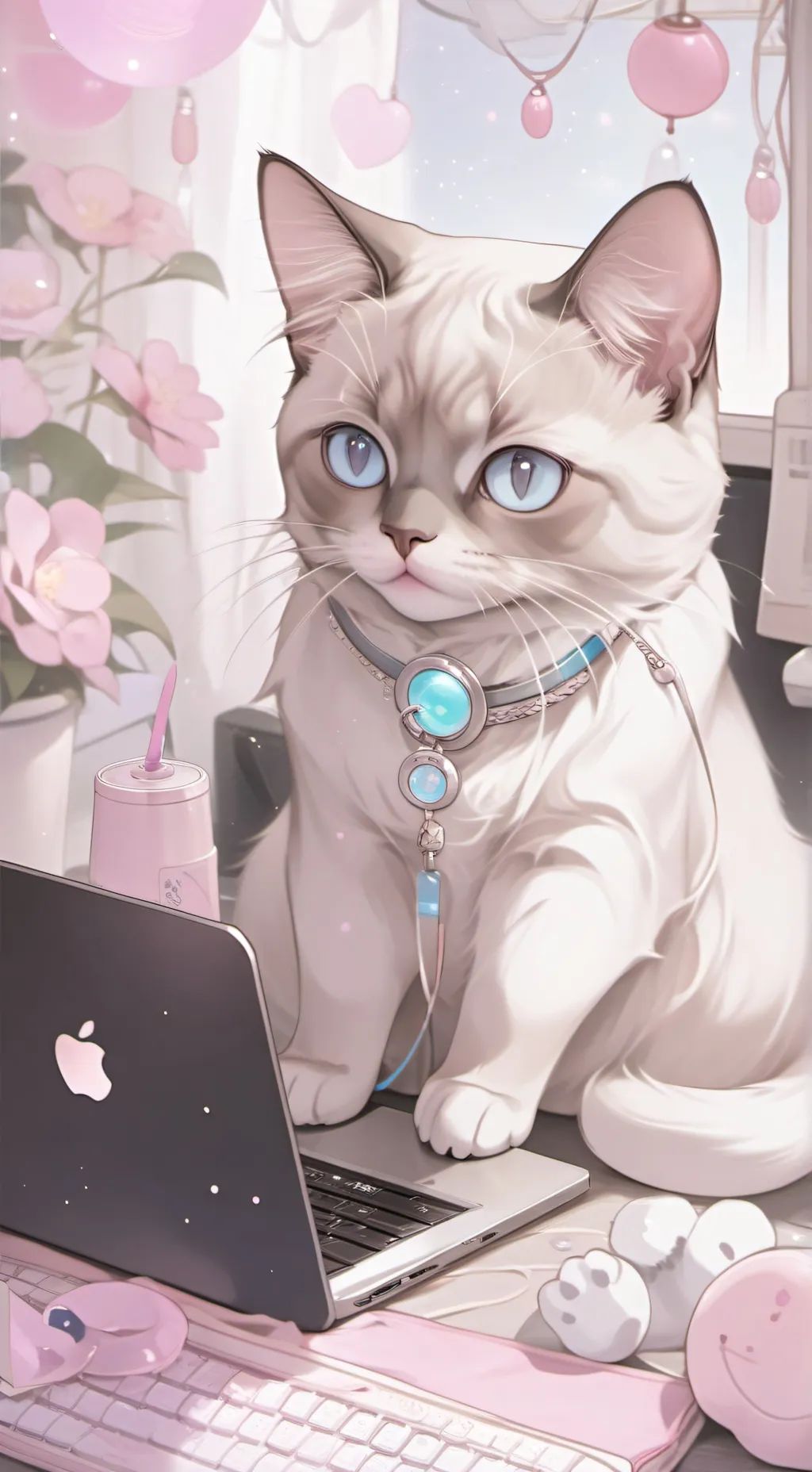 ai character: Pixel background