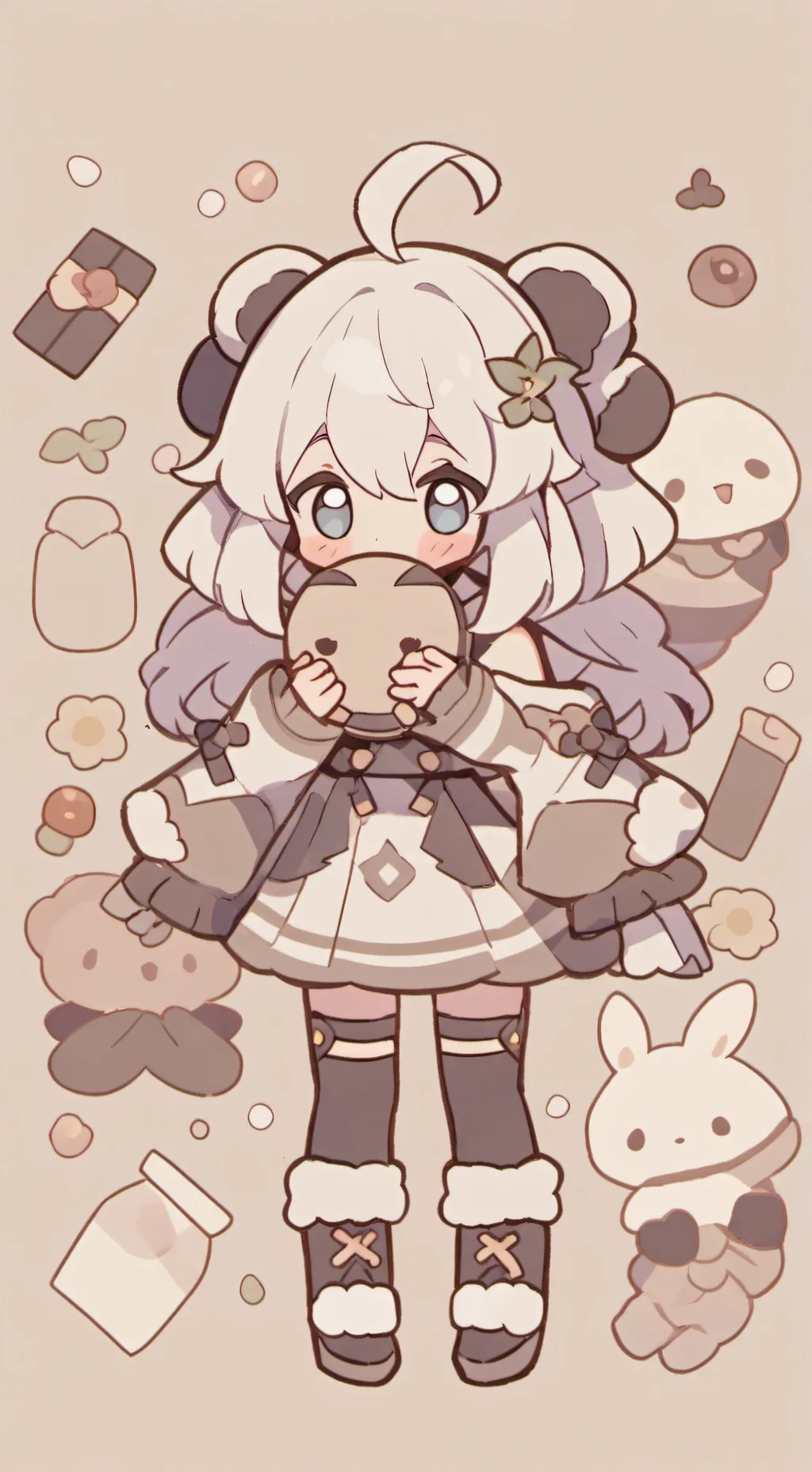 ai character: Girasol x lanzagui background