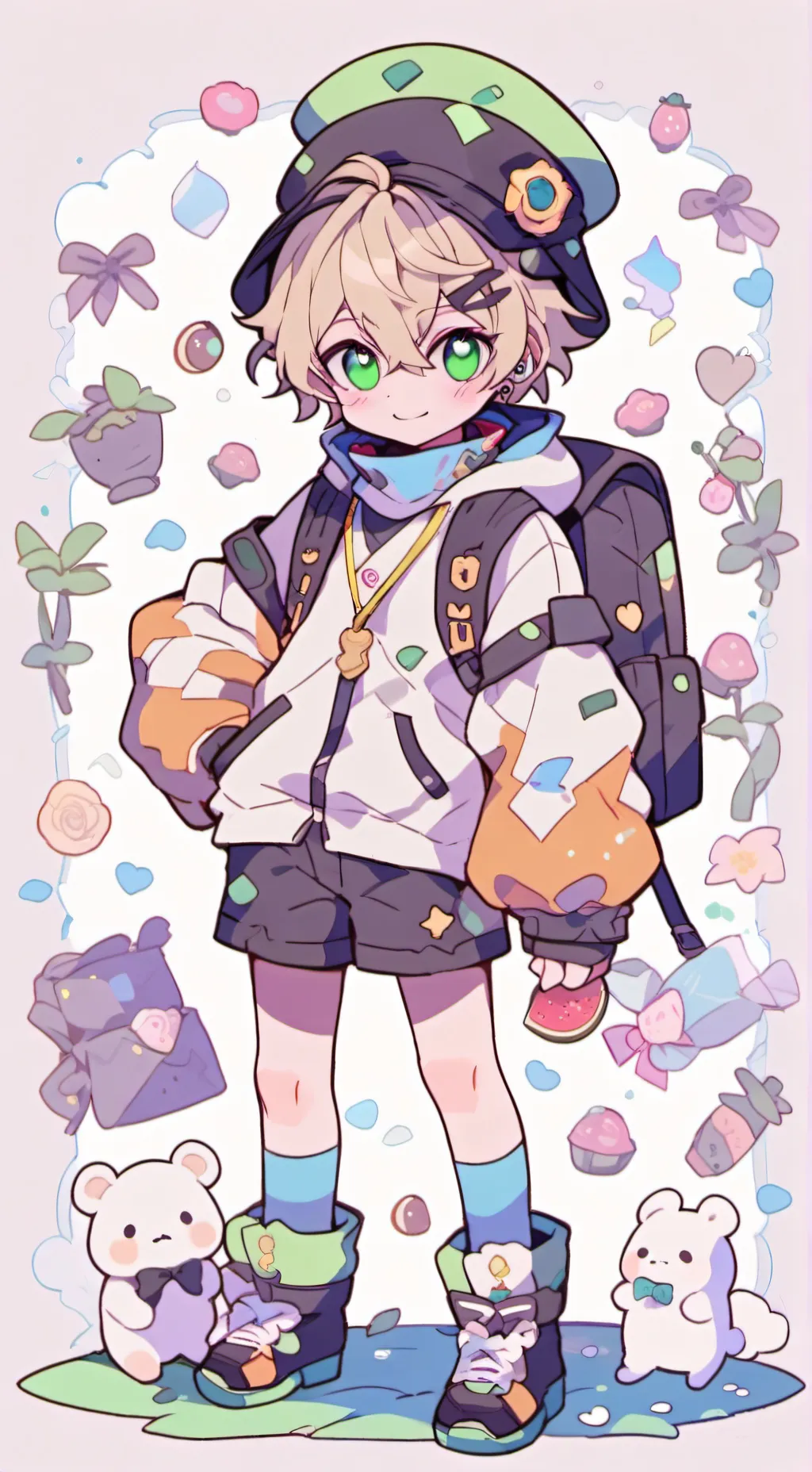 ai character: Kaio  background