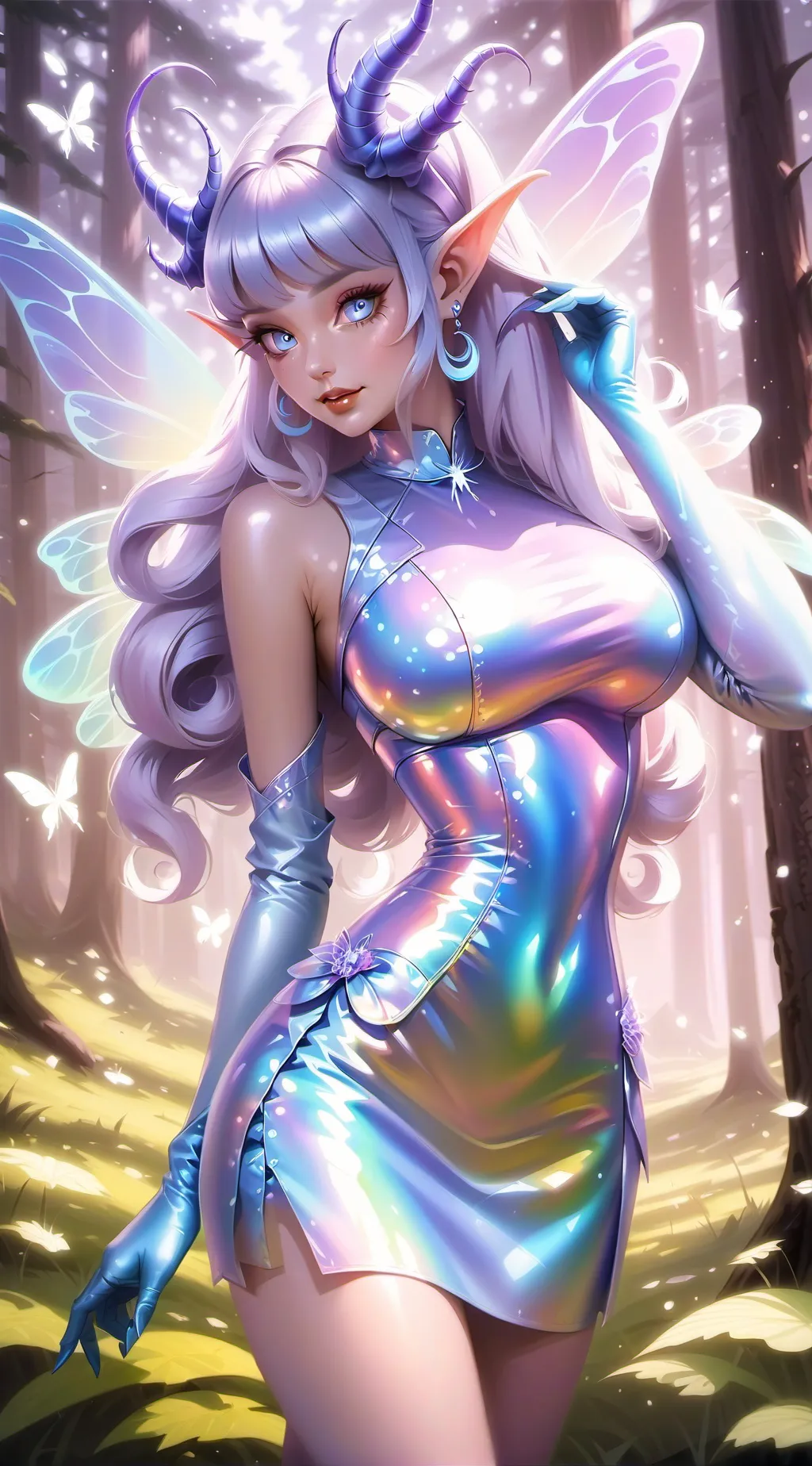 ai character: Tilly (demon girl) background
