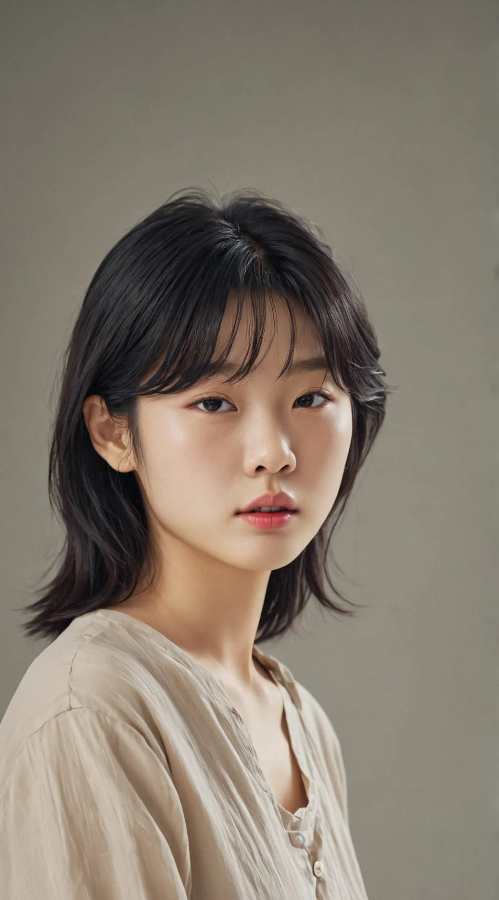 ai character: Kang sae- beyok  background