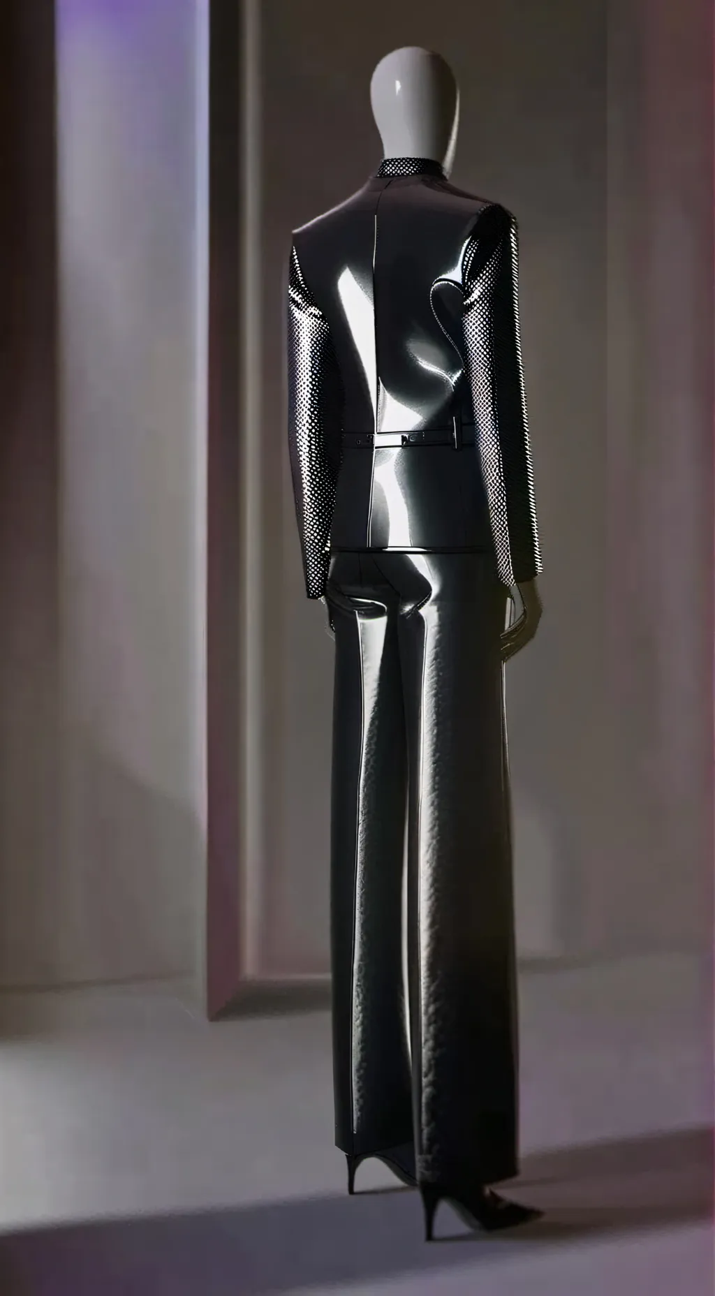 ai character: sus blacksuit girl background