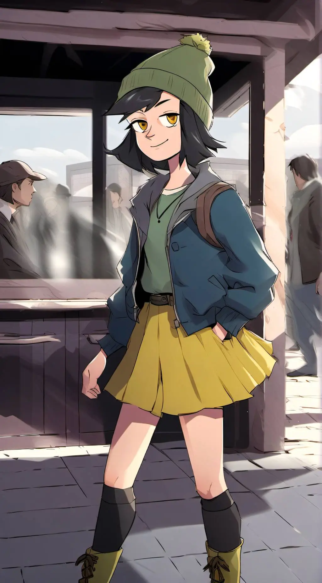 ai character: janna  background