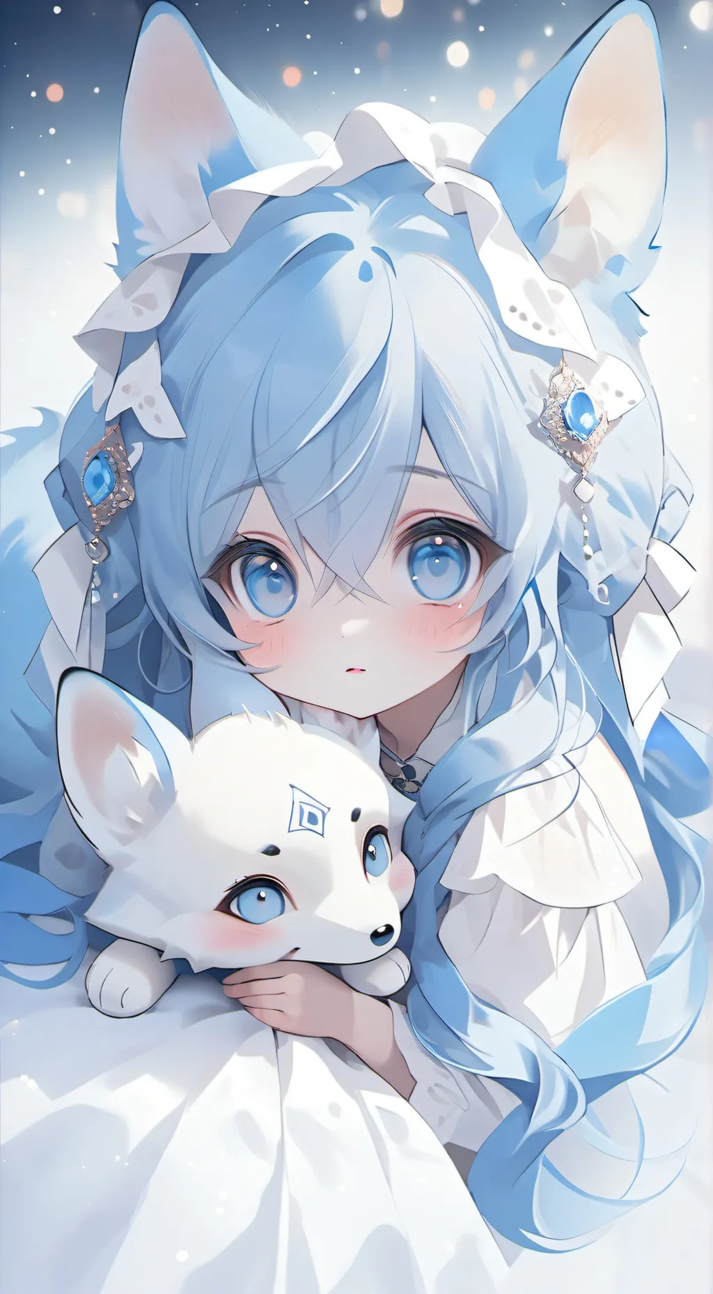 ai character: fox  background