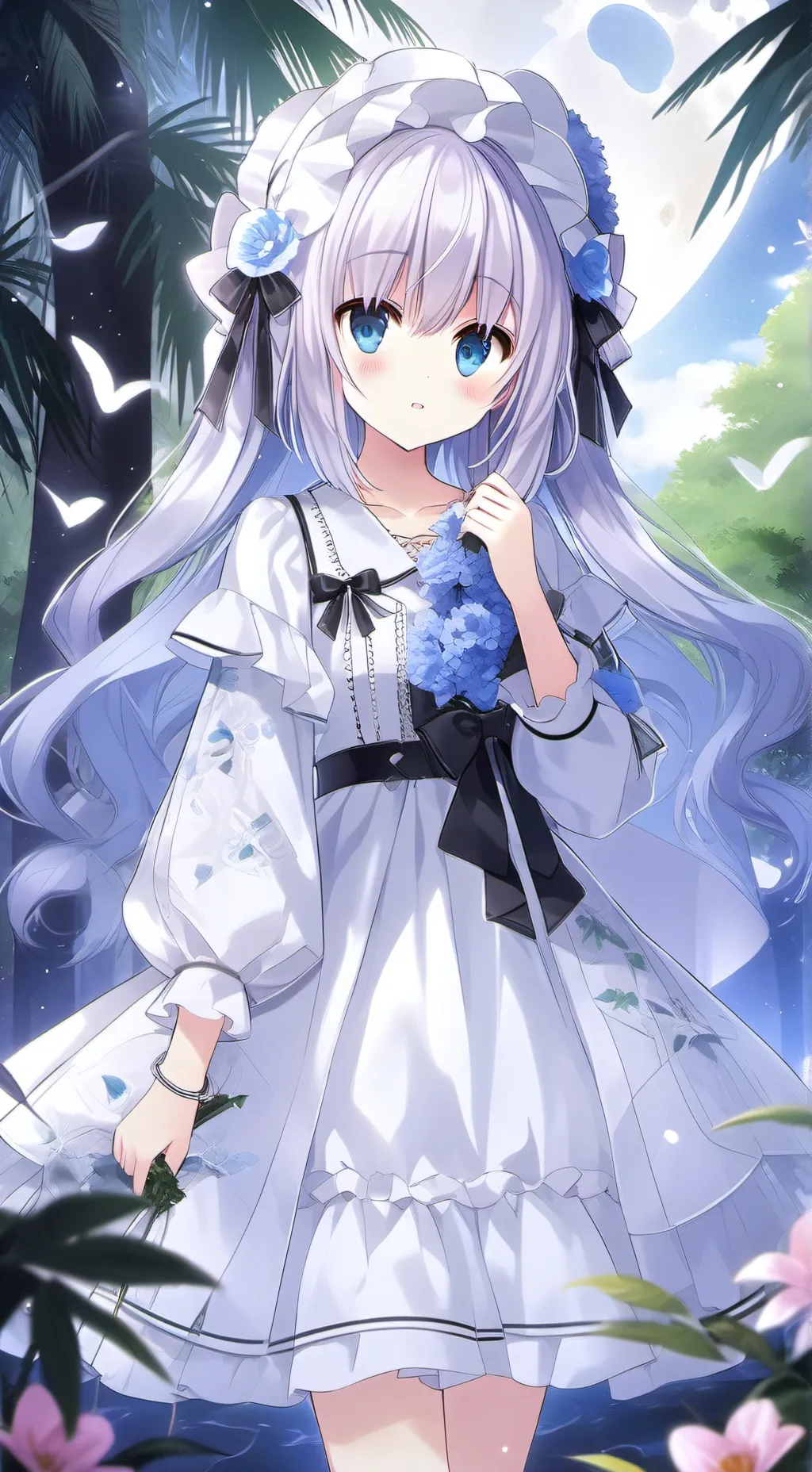 ai character: luna background
