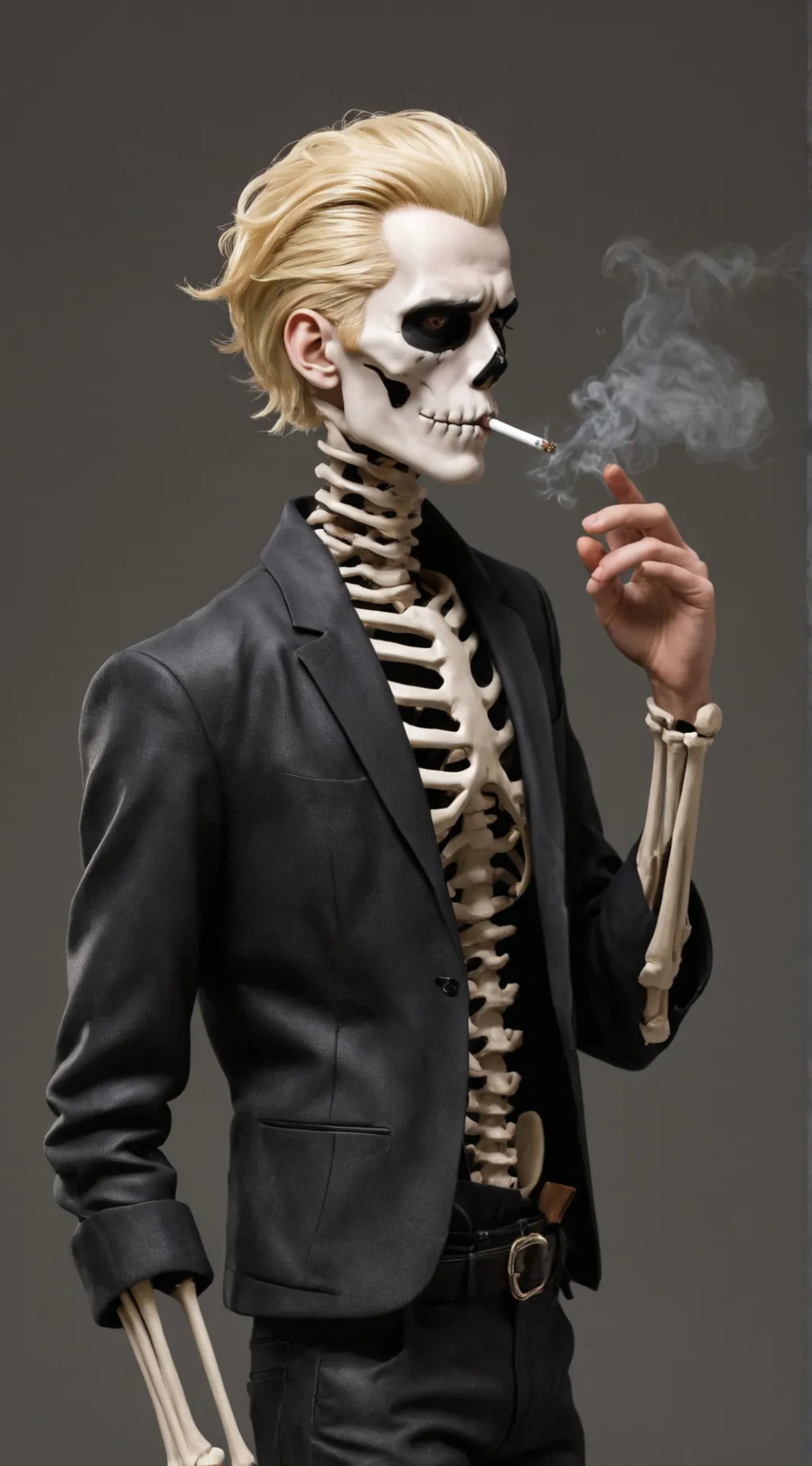 ai character: Male Bad Smoking background