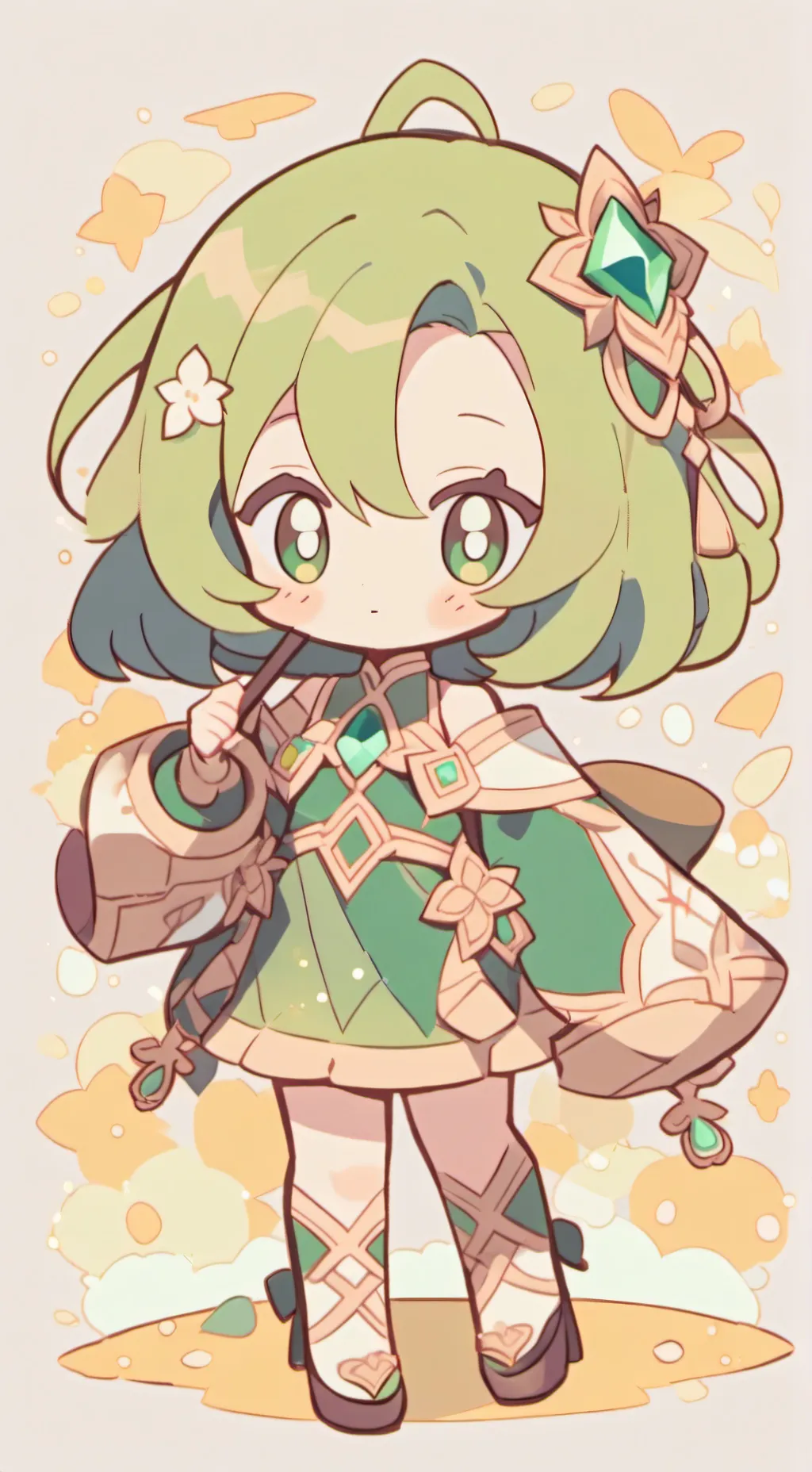ai character: peridot 2 background