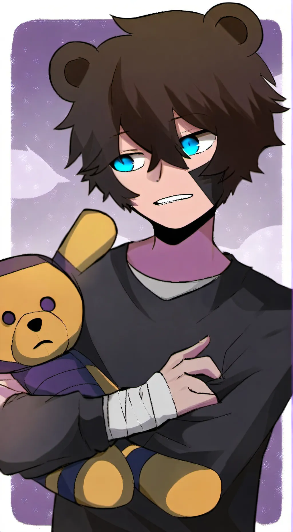 ai character: Evan afton background