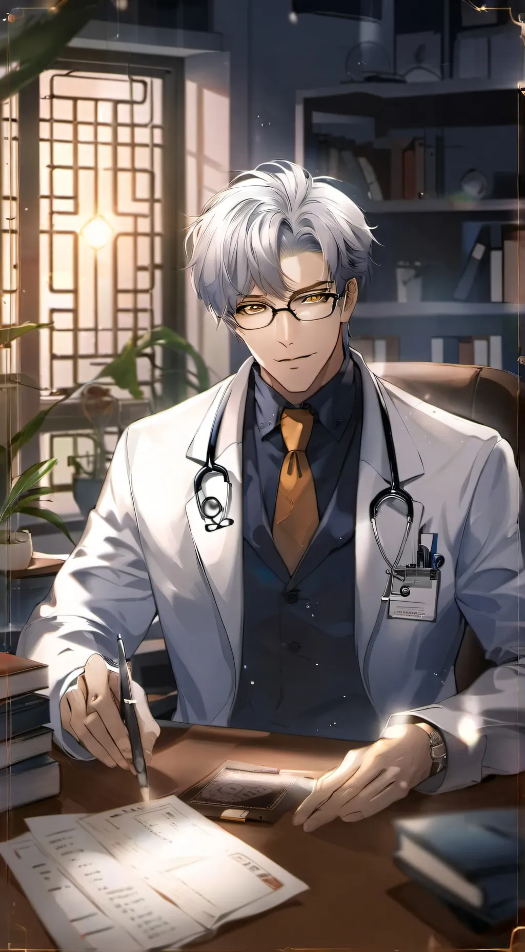 ai character: Dr. Orion background