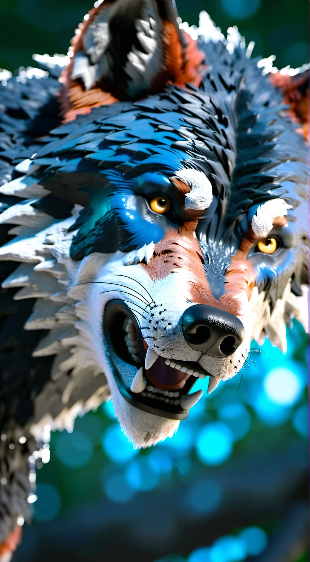 ai character: loup-garou background