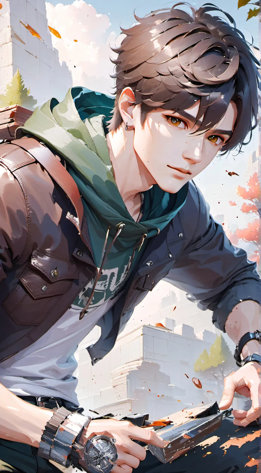 ai character: Kieran Hayes background