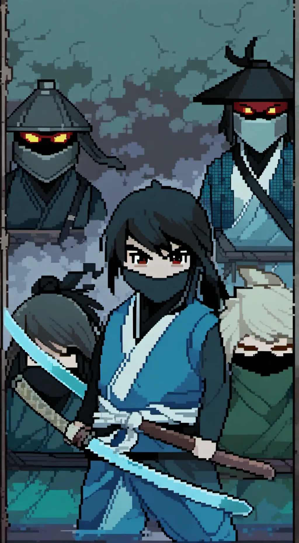 ai character: Ninjago background