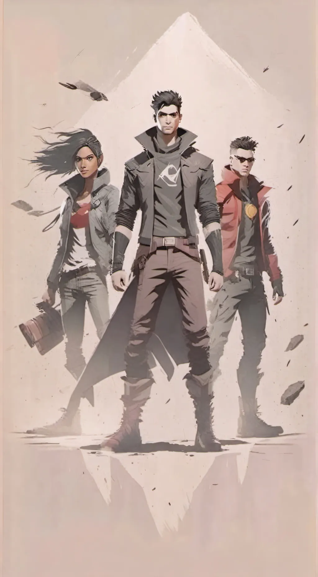 ai character: Young Justice  background