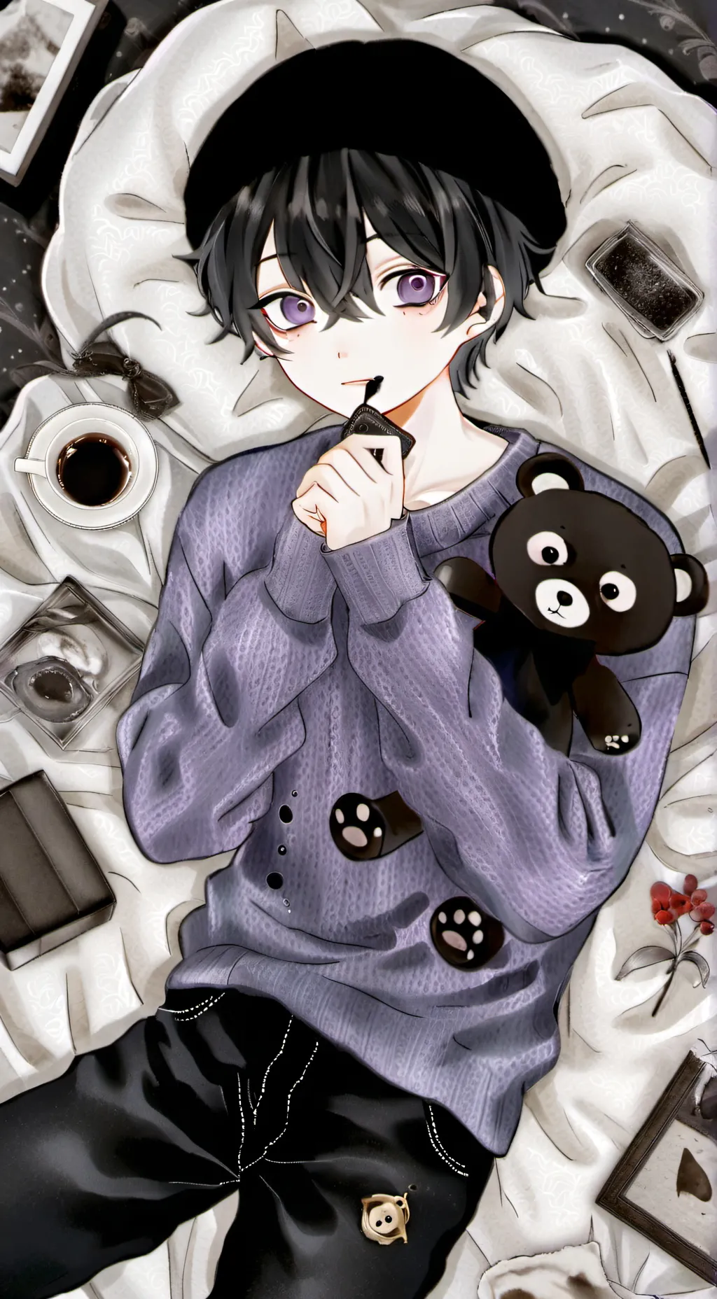 ai character: 🌙🧸Liam🧸🌙 background