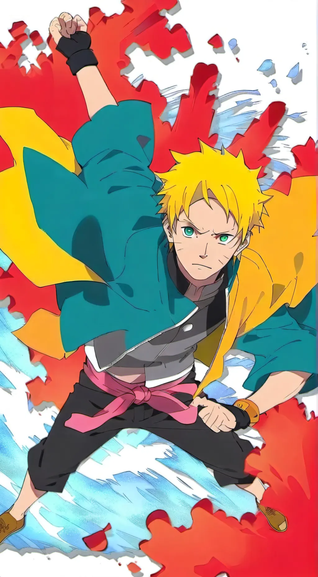 ai character: boruto2 bluevortex background