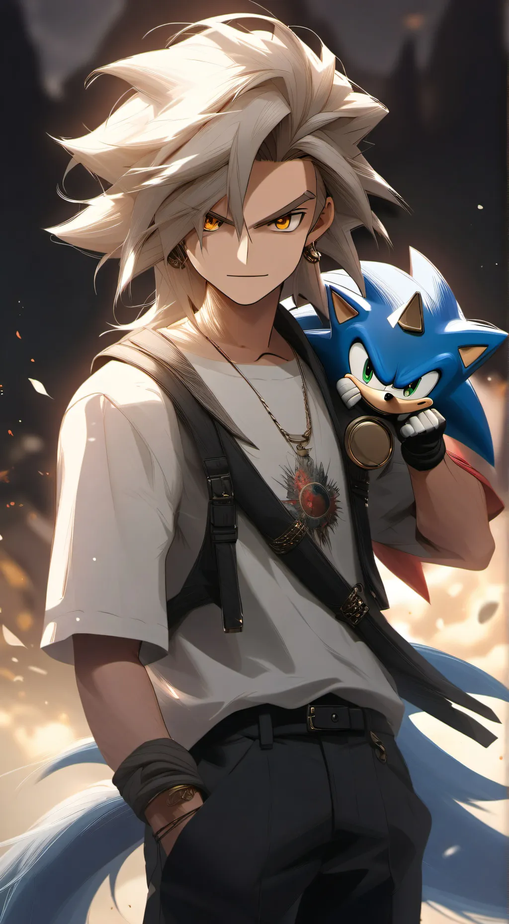 ai character: SoNic background