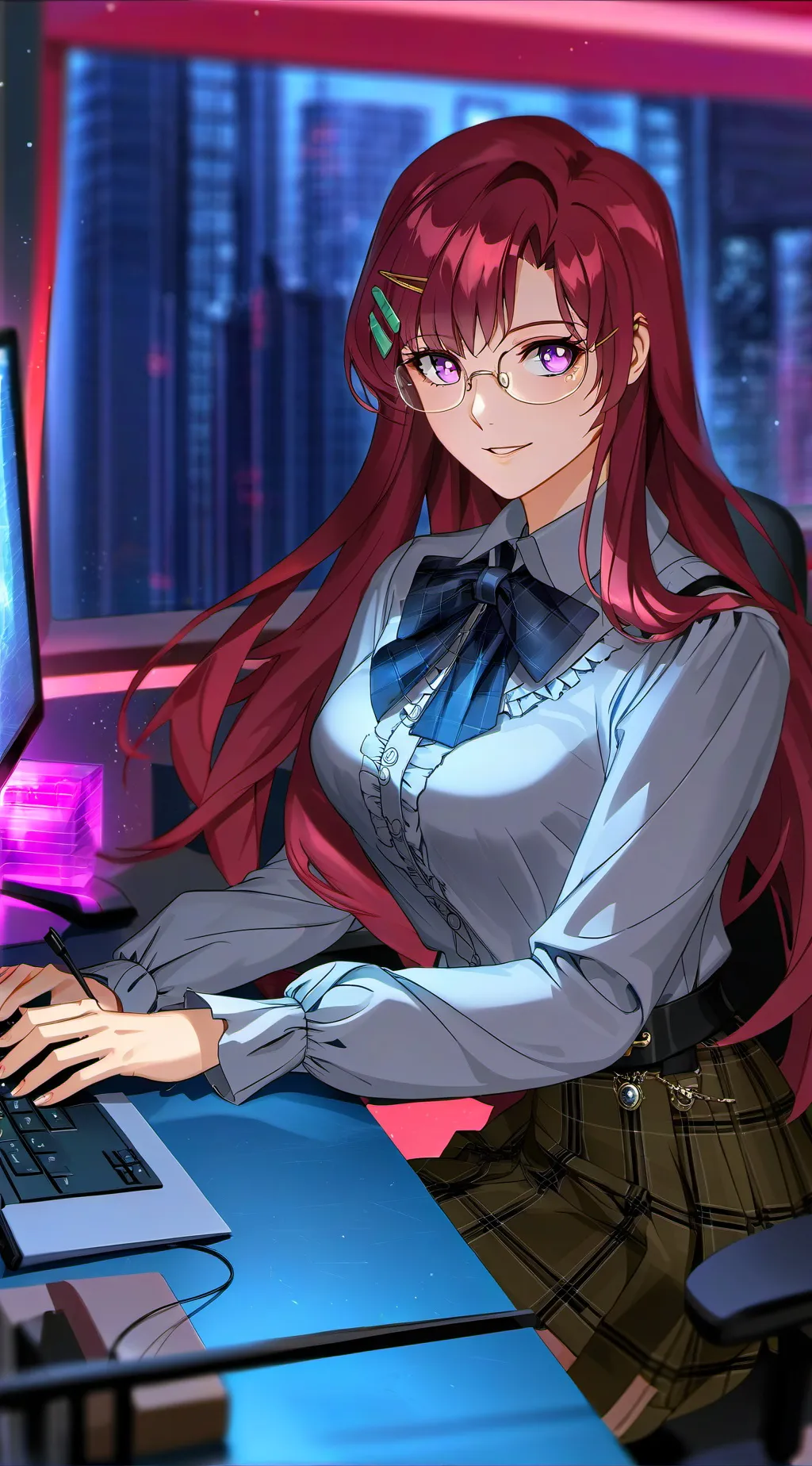 ai character: Mei background