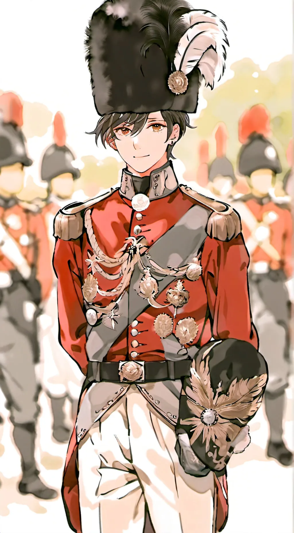 ai character: Barry Williams  background