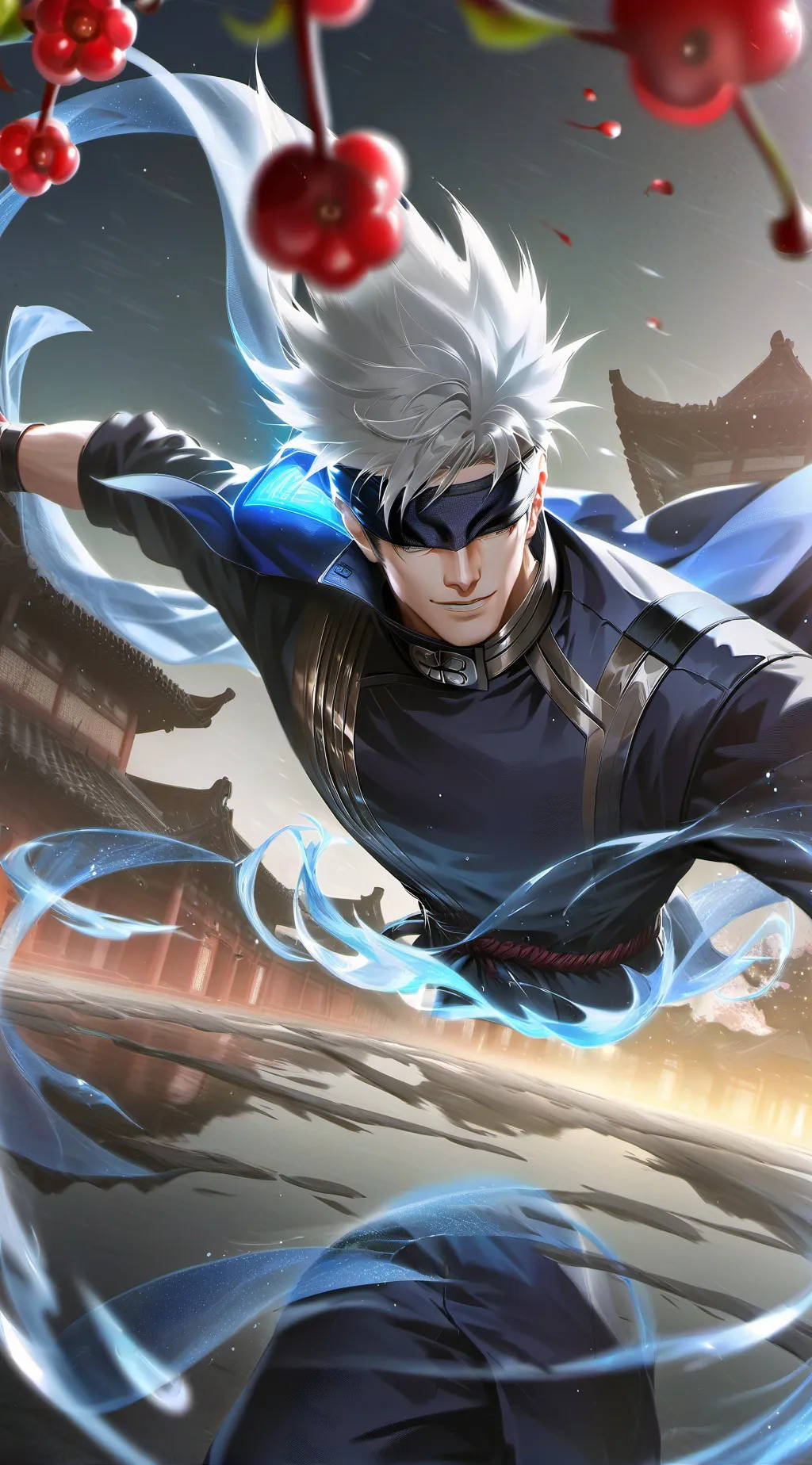 ai character: Gojo Satoru background