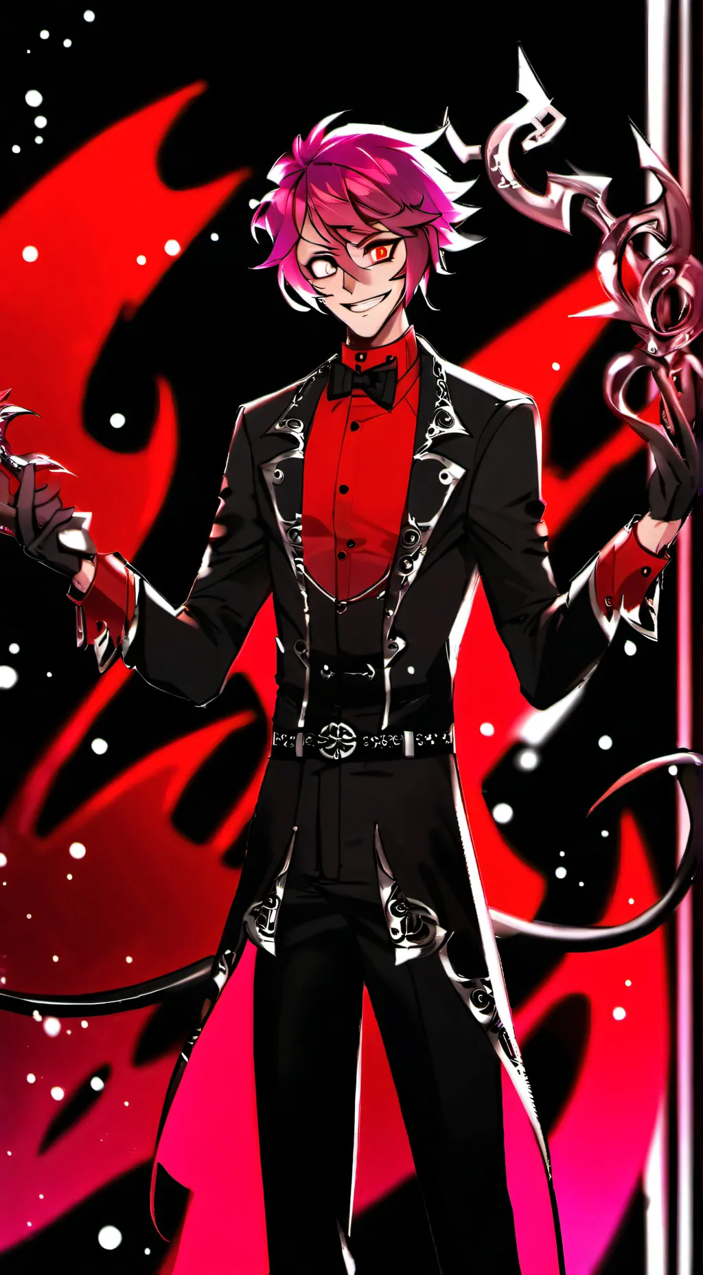 ai character: alastor  background